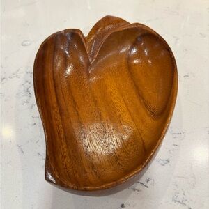 House Of Monkeypod - Vintage Nut Bowl -Hawaii’s Finest Monkeypod- Leaf shaped